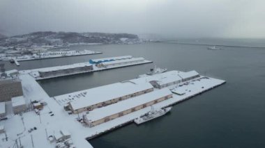 Otaru, Japonya - 18 Aralık 2022: Otaru Kış Sezonu