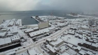 Otaru, Japonya - 18 Aralık 2022: Otaru Kış Sezonu