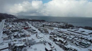 Otaru, Japonya - 18 Aralık 2022: Otaru Kış Sezonu