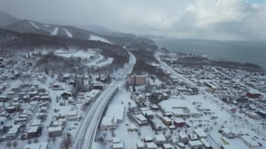 Otaru, Japonya - 18 Aralık 2022: Otaru Kış Sezonu