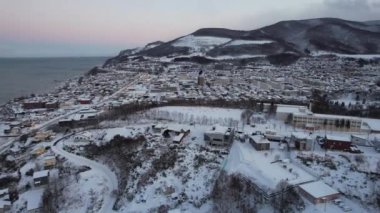 Otaru, Japonya - 18 Aralık 2022: Otaru Kış Sezonu