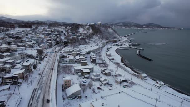 Otaru Japan December 2022 Otaru Winter Season — 图库视频影像