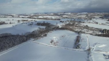 Furano, Japonya - 19 Aralık 2022: Furano ve Biei Kış Sezonu