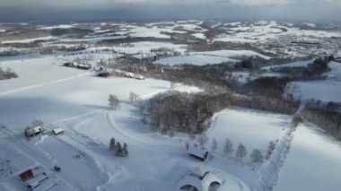 Furano, Japonya - 19 Aralık 2022: Furano ve Biei Kış Sezonu