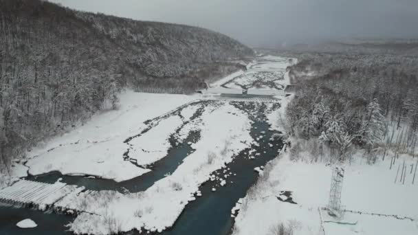 Furano Japón Diciembre 2022 Furano Biei Durante Temporada Invierno — Vídeos de Stock