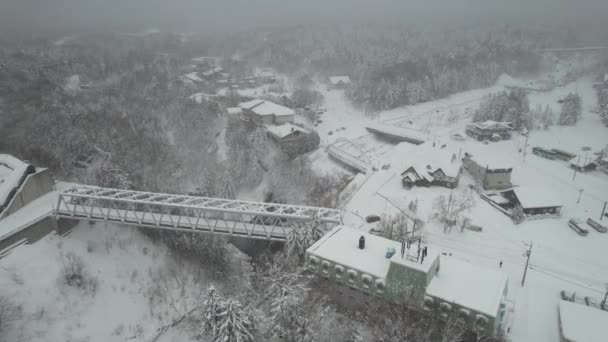 Furano Japan December 2022 Furano Biei Winter Season — 图库视频影像