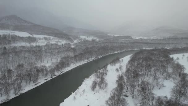 Furano Japan Грудня 2022 Furano Biei Під Час Зимового Сезону — стокове відео