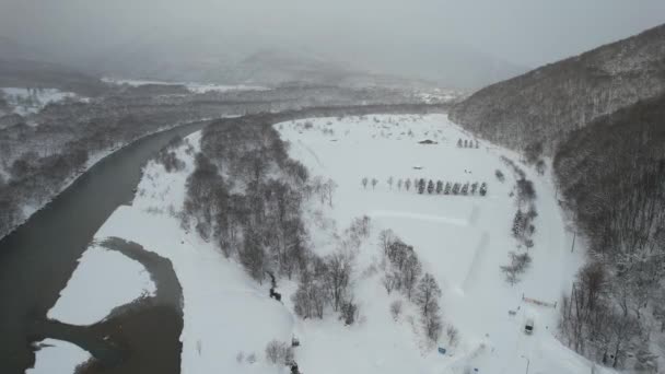 Furano Japão Dezembro 2022 Furano Biei Durante Temporada Inverno — Vídeo de Stock