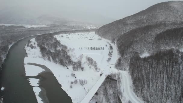 Furano Japón Diciembre 2022 Furano Biei Durante Temporada Invierno — Vídeo de stock