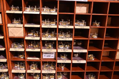 Otaru, Japonya - 18 Aralık 2022: Otaru Kış Sezonu