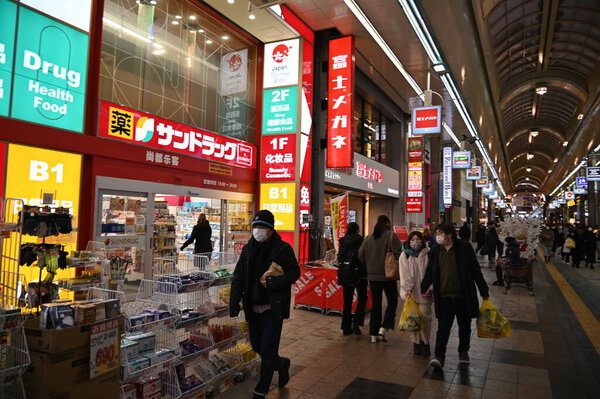 Отару, Япония - 18 декабря 2022 года: Зимний сезон