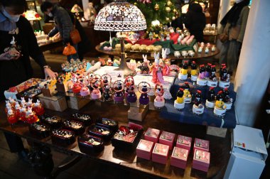 Furano, Japonya - 19 Aralık 2022: Furano ve Biei Kış Sezonu