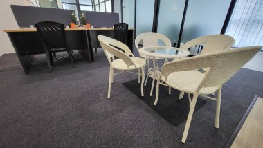 Kuching, Malezya - 6 Nisan 2023: Şehirde Ortak Çalışma Alanı