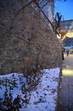 Pekin, Çin - 19 Aralık 2023: Kışın Pekin Sahnesi