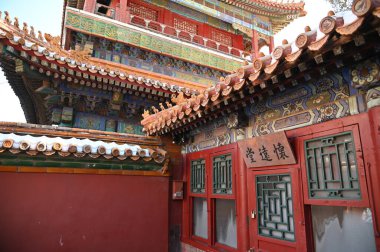 Pekin, Çin - 19 Aralık 2023: Kışın Pekin Sahnesi