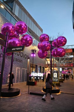 Pekin, Çin - 19 Aralık 2023: Kışın Pekin Sahnesi