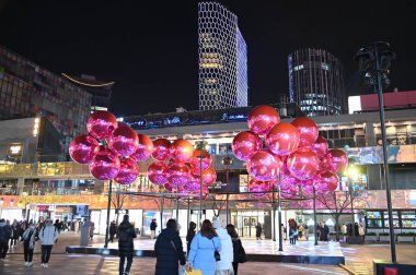 Pekin, Çin - 19 Aralık 2023: Kışın Pekin Sahnesi