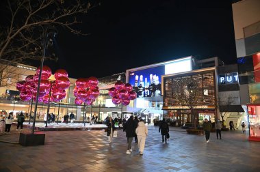 Pekin, Çin - 19 Aralık 2023: Kışın Pekin Sahnesi