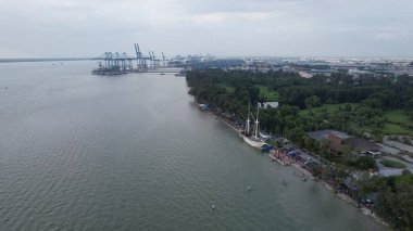 Klang, Malezya - 11 Şubat 2024: Klang Konteynır Limanı