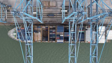 Klang, Malezya - 11 Şubat 2024: Klang Konteynır Limanı