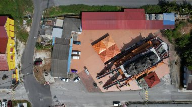 Kuala Selangor, Malezya - 12 Şubat 2024: Kuala Selangor Kıyı Köyü