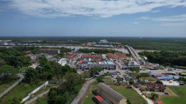Kuala Selangor, Malezya - 12 Şubat 2024: Kuala Selangor Kıyı Köyü