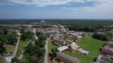 Kuala Selangor, Malezya - 12 Şubat 2024: Kuala Selangor Kıyı Köyü