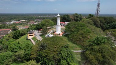 Kuala Selangor, Malezya - 12 Şubat 2024: Kuala Selangor Kıyı Köyü