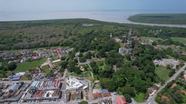 Kuala Selangor, Malezya - 12 Şubat 2024: Kuala Selangor Kıyı Köyü