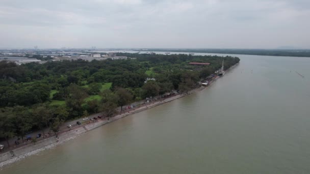 Klang Malaysia Februari 2024 Pelabuhan Kontainer Klang — Stok Video