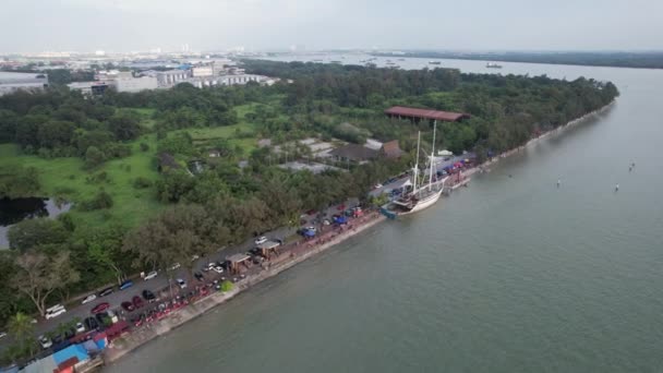 Кланг Малайзия Февраля 2024 Года Контейнерные Порты Кланга — стоковое видео