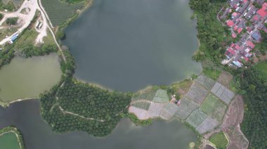 Terk Edilmiş Kampar Tin Madenlerinin Hava Görüntüsü, Perak Malezya