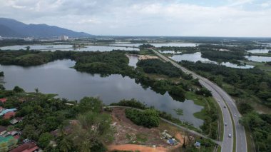 Terk Edilmiş Kampar Tin Madenlerinin Hava Görüntüsü, Perak Malezya