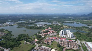 Terk Edilmiş Kampar Tin Madenlerinin Hava Görüntüsü, Perak Malezya