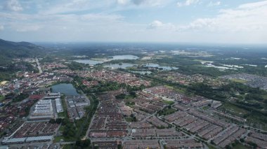 Terk Edilmiş Kampar Tin Madenlerinin Hava Görüntüsü, Perak Malezya