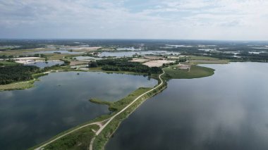 Terk Edilmiş Kampar Tin Madenlerinin Hava Görüntüsü, Perak Malezya
