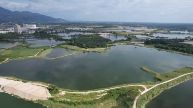 Terk Edilmiş Kampar Tin Madenlerinin Hava Görüntüsü, Perak Malezya