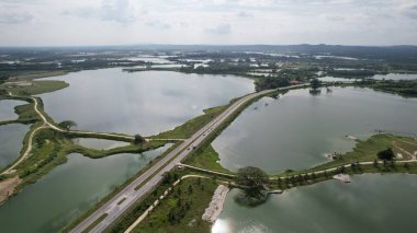 Terk Edilmiş Kampar Tin Madenlerinin Hava Görüntüsü, Perak Malezya