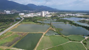 Terk Edilmiş Kampar Tin Madenlerinin Hava Görüntüsü, Perak Malezya