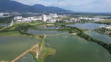 Terk Edilmiş Kampar Tin Madenlerinin Hava Görüntüsü, Perak Malezya