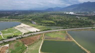 Terk Edilmiş Kampar Tin Madenlerinin Hava Görüntüsü, Perak Malezya