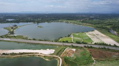 Terk Edilmiş Kampar Tin Madenlerinin Hava Görüntüsü, Perak Malezya