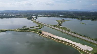 Terk Edilmiş Kampar Tin Madenlerinin Hava Görüntüsü, Perak Malezya