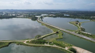 Terk Edilmiş Kampar Tin Madenlerinin Hava Görüntüsü, Perak Malezya