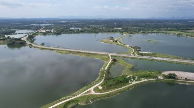 Terk Edilmiş Kampar Tin Madenlerinin Hava Görüntüsü, Perak Malezya
