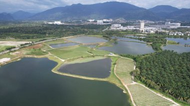 Terk Edilmiş Kampar Tin Madenlerinin Hava Görüntüsü, Perak Malezya