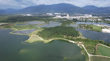 Terk Edilmiş Kampar Tin Madenlerinin Hava Görüntüsü, Perak Malezya