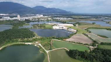 Terk Edilmiş Kampar Tin Madenlerinin Hava Görüntüsü, Perak Malezya