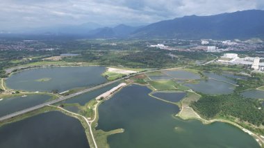 Terk Edilmiş Kampar Tin Madenlerinin Hava Görüntüsü, Perak Malezya