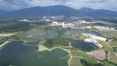Terk Edilmiş Kampar Tin Madenlerinin Hava Görüntüsü, Perak Malezya